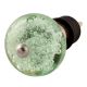 Mint Bubble Glass Wine Stopper in Golden Fitting
